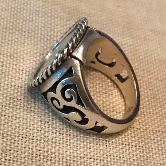 Brighton- interchangeable scroll ring set- size 7 - Picture 8 of 8